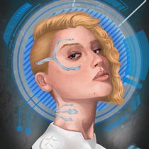 Meu projeto do curso: Pintura digital de personagens no Photoshop. Un progetto di Character design, Illustrazione digitale, Disegno digitale e Pittura digitale di pfernandez15 - 14.11.2022