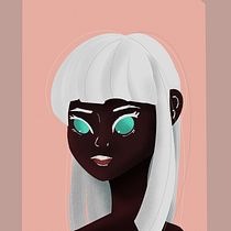 Retrato de personagens femininas com Procreate - Madelain. Projekt z dziedziny Trad, c, jna ilustracja, Ilustracja c, frowa, R, sunek c i frow użytkownika Kaori Rossi - 14.11.2022