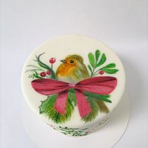 Mi proyecto del curso: Técnicas de cake painting: crea arte comestible. Design, Painting, and DIY project by Erika Dominguez - 11.15.2022