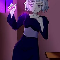 Meu projeto do curso: Ilustração digital de personagens mangá - Personagem Eclina. Traditional illustration, Character Design, Comic, Digital Illustration, and Manga project by r1cardo_furquim - 11.15.2022
