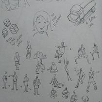 Meu projeto do curso: A arte de desenhar: transforme seus rabiscos em arte Ein Projekt aus dem Bereich Traditionelle Illustration, Bleistiftzeichnung, Zeichnung und Sketchbook von Bruno Araujo - 15.11.2022