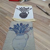 My project for course: Contemporary Printmaking with Linoleum. Un progetto di Illustrazione tradizionale, Artigianato, Belle arti, Stampa e Illustrazione con inchiostro di Caz Hart - 14.11.2022