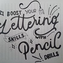 Mi proyecto del curso: Cuaderno tipográfico con lettering manual. Lettering, Esboçado, Criatividade, Desenho, H, Lettering, e Sketchbook projeto de Nicole Gomez - 06.11.2022