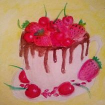 Mi proyecto del curso:  Ilustración gastronómica con acuarela. Projekt z dziedziny Trad, c, jna ilustracja,  Sztuki piękne,  Malarstwo i Malowanie akwarelą użytkownika Melissa Ondarza Escalante - 16.11.2022