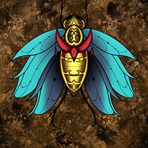 My project for course: Artistic Tattoo Design with Golden Effects in Procreate. Ilustração tradicional, Ilustração digital, e Desenho de tatuagens projeto de Antwan Rodriguez - 15.11.2022