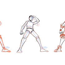 Mon projet du cours : Illustration de personnages dynamiques. Traditional illustration, Character Design, Comic, Creativit, Drawing, Digital Drawing, and Manga project by thomsan - 11.16.2022