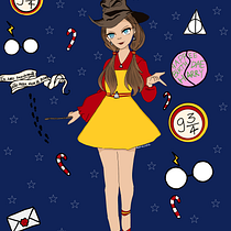 Meu projeto do curso: Introdução ao desenho de personagens para animação e videogames Ein Projekt aus dem Bereich Traditionelle Illustration, Animation, Design von Figuren, Videospiele und Design für Videospiele von Beatriz Santos - 24.11.2022