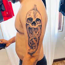 Mi proyecto del curso: Técnicas de tatuaje blackwork con línea fina. Un progetto di Design di tatuaggi di Breinner Rg - 16.11.1999