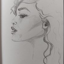 Mon projet du cours : Carnet de portraits : explorez le visage humain. Un proyecto de Bocetado, Dibujo, Dibujo de Retrato, Dibujo artístico y Sketchbook de benedicte_jezequel - 12.11.2022