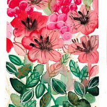 Meu projeto do curso: Aquarela floral: conecte-se com a natureza. Ilustração tradicional, Pintura, Pintura em aquarela e Ilustração botânica projeto de Anielle Freitas - 15.11.2022