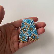 My project for course: Beaded Jewelry Design: Weave Elegant Patterns. Un progetto di Design di accessori, Artigianato, Design di gioielli e Fiber Art di elina.ishchenko - 17.11.2022