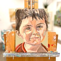 My project for course: Portrait Painting with Oil: Explore Light and Shade. Fine Arts, Painting, and Oil Painting project by jfsf6bmn98 - 11.17.2022