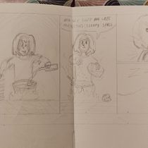 My project for course: Graphic Humor: Give us our Daily Comic Strip Ein Projekt aus dem Bereich Traditionelle Illustration, Comic, Bleistiftzeichnung, Zeichnung und Erzählung von Jenner Luyts - 17.11.2022