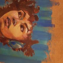 My project for course: Portrait Painting with Oil: Explore Light and Shade. Fine Arts, Painting, and Oil Painting project by Melanie White - 11.14.2022