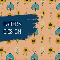 Meu projeto do curso: Design de padrões ilustrados. Traditional illustration, Pattern Design, Digital Illustration, Printing, and Gouache Painting project by amandalcunha98 - 11.17.2022