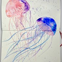 My project for course: Modern Watercolor Techniques. Un progetto di Illustrazione tradizionale, Belle arti, Pittura e Pittura ad acquerello di Valentina Franciosi - 17.11.2022