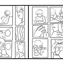 My project for course: Manga Comics for Beginners: From Concept to Creation. Traditional illustration, Comic, Drawing, Digital Illustration, Stor, board, Ink Illustration, Narrative, and Manga project by kelly_lam - 11.17.2022
