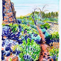 My project for course: Sketchbook Landscapes: A Colorful Approach. Un progetto di Bozzetti, Creatività, Disegno a matita, Disegno e Sketchbook di Jane - 18.11.2022