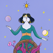 Il mio progetto del corso: Composizione creativa per illustrazione con Procreate. Ilustração tradicional, Criatividade, Ilustração digital, e Desenho digital projeto de carlessoarianna - 18.11.2022