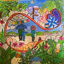 Mi proyecto del curso: Ilustración manual con capas, colores y formas. Ilustração tradicional, Pintura, Esboçado, Criatividade, e Pintura Acrílica projeto de anizzina - 18.11.2022
