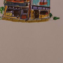 Mein Abschlussprojekt für den Kurs: Expressive Architekturskizzen mit Markern. Sketching, Drawing, Architectural Illustration, Sketchbook & Ink Illustration project by Heike Hoffmann - 11.18.2022