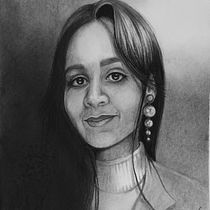 Mi proyecto del curso: Retrato artístico al carboncillo: creando atmósferas. Ilustração tradicional, Desenho, Desenho de retrato, Desenho realista, Desenho artístico, e Artes plásticas projeto de Dora Dradá - 16.11.2022