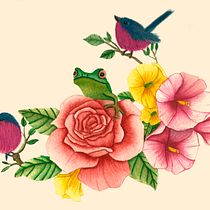 Mi proyecto del curso: Dibujo y composición naturalista en acuarela Las flores y la rana.. Traditional illustration, Drawing, Watercolor Painting, and Naturalistic Illustration project by Rocio martinez - 11.19.2022