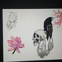 Mi proyecto del curso: Diseño de tatuaje de autor con Procreate. Ilustração tradicional, Design gráfico, Desenho, Ilustração digital, Desenho de tatuagens, e Desenho digital projeto de José Ángel Hinojosa jr - 20.11.2022