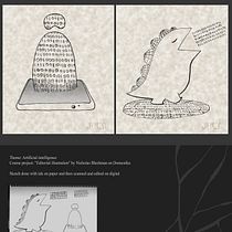 My project for course: Editorial Illustration: Sharpen Your Conceptual Skills. Traditional illustration, Drawing, and Editorial Illustration project by ynnejy - 11.19.2022