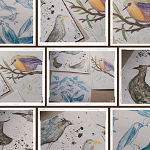 Mi proyecto del curso: Naturaleza ilustrada: una exploración creativa. Traditional illustration, Painting, Drawing, Watercolor Painting, Ink Illustration, and Naturalistic Illustration project by Marcela Salas - 11.20.2022