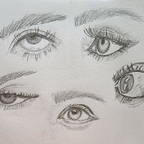 My project for course: Portrait Sketchbooking: Explore the Human Face. Un proyecto de Bocetado, Dibujo, Dibujo de Retrato, Dibujo artístico y Sketchbook de june614 - 15.11.2022