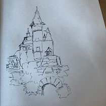 My project for course: Expressive Architectural Sketching with Colored Markers. Sketching, Drawing, Architectural Illustration, Sketchbook & Ink Illustration project by David Savage - 11.20.2022