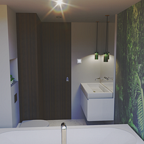 Mój projekt z kursu: Renderowanie wnętrz za pomocą SketchUp i V-Ray Next. Projekt z dziedziny  Architektura, Architektura wnętrz, Architektura c, frowa i Wizualizacja architektoniczna użytkownika Luiza Braun - 20.11.2022