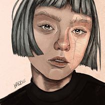 Meu projeto do curso: Retrato Ilustrado com Procreate. Ilustração tradicional, Ilustração vetorial, Ilustração digital, e Desenho de retrato projeto de João Pires - 20.11.2022