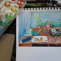 Mi proyecto del curso: Sketchbook para explorar tu estilo de dibujo. Traditional illustration, Sketching, Creativit, Drawing, Watercolor Painting, Sketchbook, and Gouache Painting project by edrapaloma - 10.20.2022