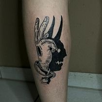 Mein Abschlussprojekt für den Kurs: Tattoo für Anfänger. Tattoo Design project by aleaeich - 11.20.2022