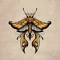 Mi proyecto del curso: Diseño de tatuajes artísticos con efectos dorados en Procreate. Een project van Traditionele illustratie, Digitale illustratie y  Tatoeageontwerp van Orlando De León - 20.11.2022