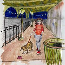 My project for course: Exploratory Sketchbook: Find Your Drawing Style. Traditional illustration, Sketching, Creativit, Drawing, Watercolor Painting, Sketchbook, and Gouache Painting project by lucaschf81 - 11.21.2022