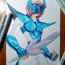 Meu projeto do curso: Técnicas para colorir desenho mangá com marcadores. Traditional illustration, Comic, Color Theor, and Manga project by Junior da S. Coelho - 11.19.2022