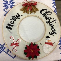 Mi proyecto del curso: Bordado en doble bastidor con puntadas en relieve. Embroider, and Textile Design project by Andrea Lopez - 11.21.2022