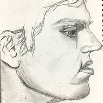 Evan peters and stock image of a female. Un proyecto de Bocetado, Dibujo, Dibujo de Retrato, Dibujo artístico y Sketchbook de bellemadnessrecords - 20.11.2022