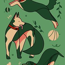 My project for course: Stylized Vector Illustration with Color and Character. Traditional illustration, Graphic Design, Vector Illustration, and Digital Illustration project by elizabeth tucker - 11.21.2022