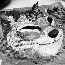 My project for course: Paper Mache for Beginners: Sculpt a Colorful Character. Traditional illustration, Character Design, To, Design, Art To, s, and Creating with Kids project by Mare Johnston - 11.21.2022