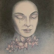 Mi proyecto del curso: Retrato creativo en claroscuro con lápiz. Un projet de Illustration traditionnelle, Dessin au cra, on, Dessin de portrait, Dessin artistique, Dessin aux cra , et ons de couleur de Ximena Lewis - 21.11.2022