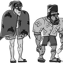 Mi proyecto del curso: Introducción al diseño de personajes para animación y videojuegos Ein Projekt aus dem Bereich Traditionelle Illustration, Animation, Design von Figuren, Videospiele und Design für Videospiele von Fabio Mora - 21.11.2022