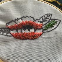 Mi proyecto del curso: Bordado freestyle sobre tul para principiantes. Accessor, Design, Embroider, Botanical Illustration, and Textile Design project by liliforerocon - 11.21.2022