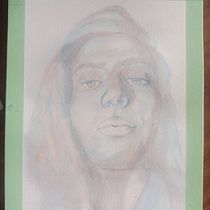 Mi proyecto del curso: Autoretrato artístico en acuarela. Fine Arts, Painting, Watercolor Painting, and Portrait Drawing project by Camila Soto - 11.16.2022