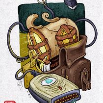 Final Project: Tea Diver. Traditional illustration, Drawing, Digital Drawing, Character Design, and Concept Art project by Ganjofarid Anvarzod - 11.19.2022