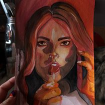 Mi proyecto del curso: Retrato artístico en acuarela. Fine Arts, Painting, Watercolor Painting, and Portrait Drawing project by Sara Duran - 11.17.2022