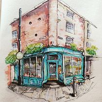 Bryan Casson :  All Sketch/Marker Portfolio . Sketching, Drawing, Architectural Illustration, Sketchbook & Ink Illustration project by Bryan Casson - 11.22.2022